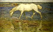 Nils Kreuger pa stenig grund oil painting